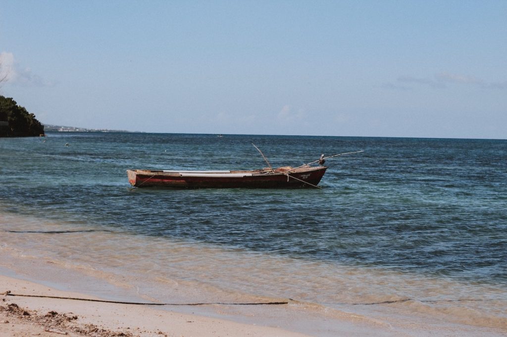 Small boat at Falmouth-Jamaica